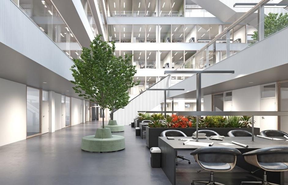 étagères modulables pour bureau bois et métal noir