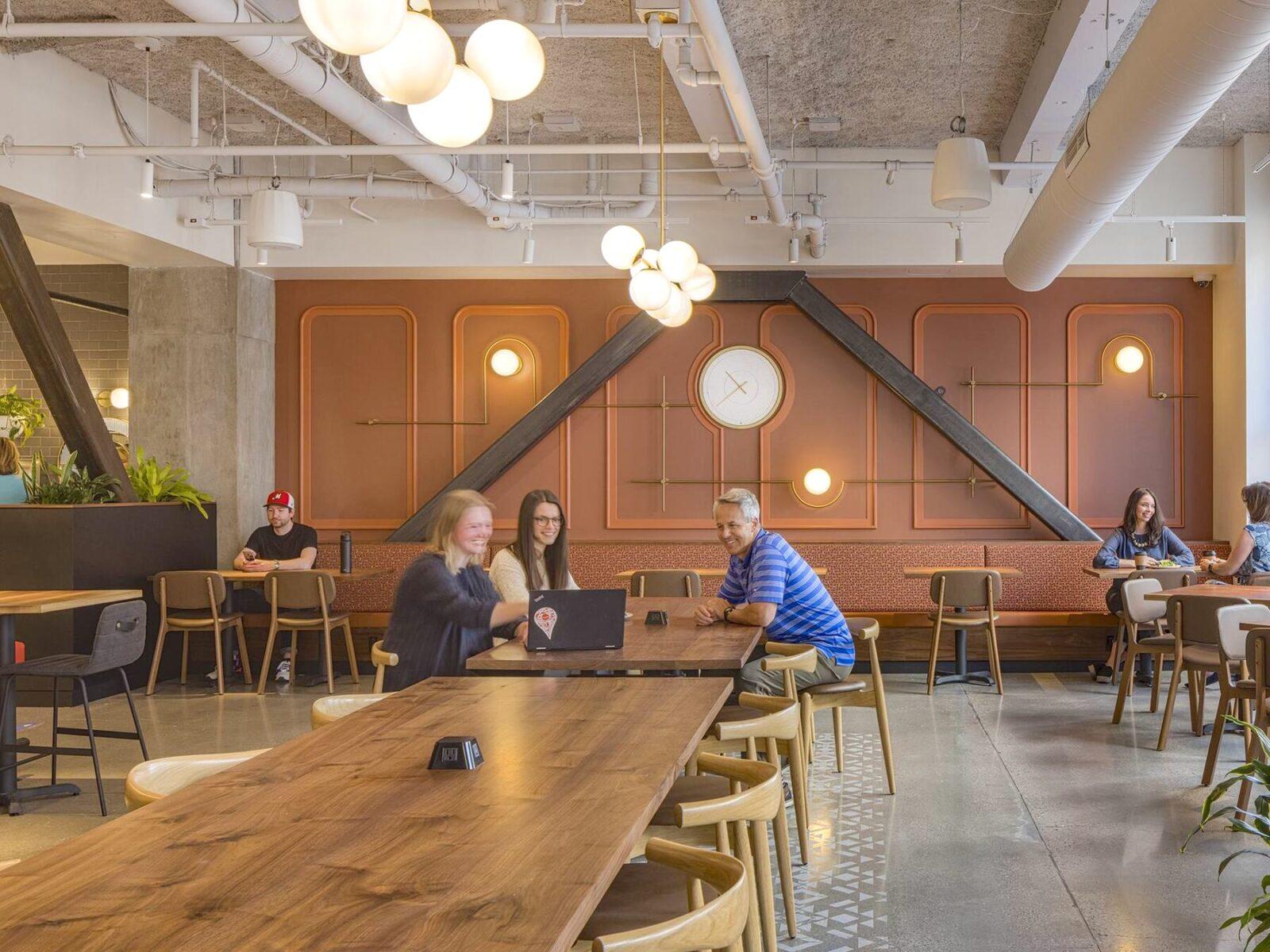 Google Portland cafétéria